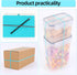 Large Rubber Bands, 120 Pcs Heavy Duty Rubber Bands, Premium Office Supplies, Assorted Colors, 7x1/8 Inches, Home and