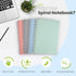 TWONE Spiral Notebook, 7"x10", 140 Ruled Pages, Waterproof Frosted PP Cover, Blue, Ideal for School, Office, Personal