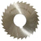 HHIP 5071-4408 High Speed Steel Plain Slitting Saw, 4" Diameter, 1/8" Face, 1" Hole