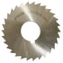 HHIP 5071-4408 High Speed Steel Plain Slitting Saw, 4" Diameter, 1/8" Face, 1" Hole