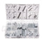 200PCS Spring Assortment Kit, Zinc Plated Extension and Compression Springs Kit with 20 Different Sizes for DIY