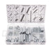 200PCS Spring Assortment Kit, Zinc Plated Extension and Compression Springs Kit with 20 Different Sizes for DIY