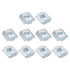 uxcell 30pcs T Nuts, Nickel Plated Carbon Steel T Slot Bolts, M8 Hammer Head Fastener for Aluminum Extrusion Profile