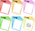 Merkaunis 60 Pack Dry Erase Pockets, Oversized 10x14 Inches for Neat Insertion, Job