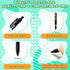 Crtiin 10 Pcs Funny Pens for Adults, Novelty Quotes Ballpoint Pens Bulk, Black Ink for Office Gifts