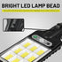 PLMOKJD IP65, Commercial Yard(4) Solar Street Lights Outdoor, Solar Lights Outdoor Wide Angle Solar Flood Lights Motion