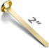 Officemate Paper Fasteners, 2 Inch Shank, Brass (Model 99817)