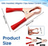 4 Pcs Insulated Alligator Clips, 50A Heavy Duty Alligator Clamps Black Red Boot Metal Spring Loaded Truck Car Battery Electric Test Clips for Car Automotive Vehicle Boat