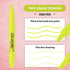 Highlighter - 100 Pack Color Highlighter, Color Transparent Visible Fluorescent Pen Shell, Wide Chisel Point Mark,