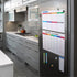 Pubell Magnetic Fridge Calendar Whiteboard Set (3-Pack) with Monthly, Weekly, Shopping List, Markers
