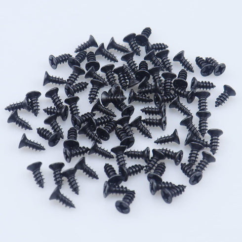 Picture Frame Turn Button Fasteners Set, 100 Pieces Hardware Clips with 100 Screws for Craft, Hanging Photos