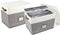 Board Game Storage Organizer with 12pcs Zipper Bags and Writable Stickers, Storage with Lid for Office Supplies,
