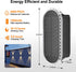 2 Pack IP67 3 12h Ellasay Fence Lights Solar Powered: Solar Wall Lights Outdoor Up and Down Waterproof - Colors Modes