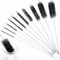 LOVEINUSA Straw Cleaner Brush Set of 10PCS, 8.2 Inch Nylon Pipe Cleaners for Reusable Straws
