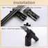 2 1-1/8" 45 2-way uxcell Pcs Structural Pipe Connector, Degree Metal Connectors Corner Pipe Fittings End Rails Clamp
