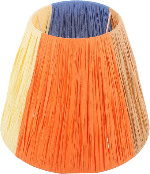 STOBOK Elegant Paper Lampshade for Table Floor Lamps Modern Design Pleated Pendant