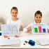 Simply Magic 12 Pack Double-Sided Dry Erase Graph Lap Boards, Individual Classroom Whiteboards for Students