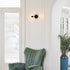 2-Light 65558 Globe Electric Reversible Vanity Light, Matte Black, Minimalist, Open Socket, Horizontal Vertical Mount