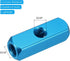 PATIKIL 2 Way 5 Port Air Manifold, 3 Pack G1/4 Inch Aluminum Air Hose Inline Manifold Block Splitter