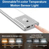 long-stars Counter 64 3 Dimmable Closet 3 Pack Under Lights for Kitchen, Rechargeable Under Cabinet Lighting Wireless