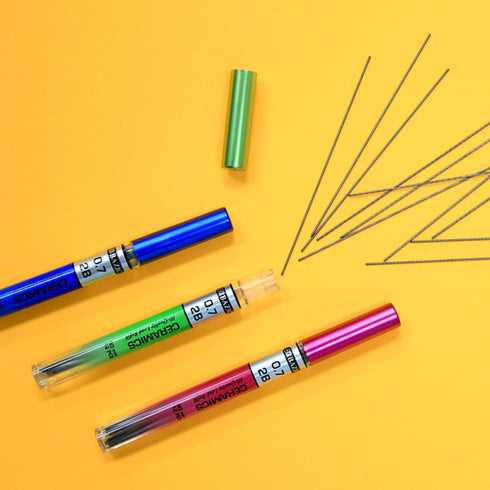 BAZIC 0.7 mm Ceramics Mechanical Pencil Leads, 3 Pack