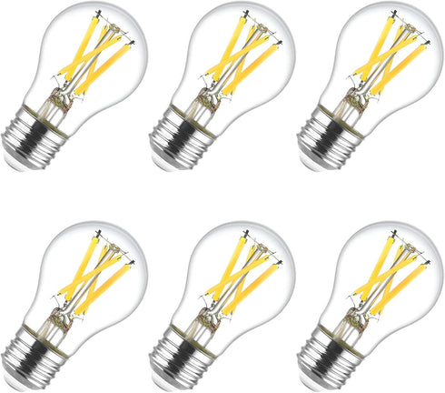 LUXRITE A15 Edison LED Bulb, 60W Equivalent, 8.5W, Dimmable, Enclosed Fixture Rated,