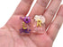 ASVP Shop X-Ray Markers Flower Resin with Lead Letters - includes Adhesive Strips Your X-Ray Markers - Extra Strength - Reusable & Washable