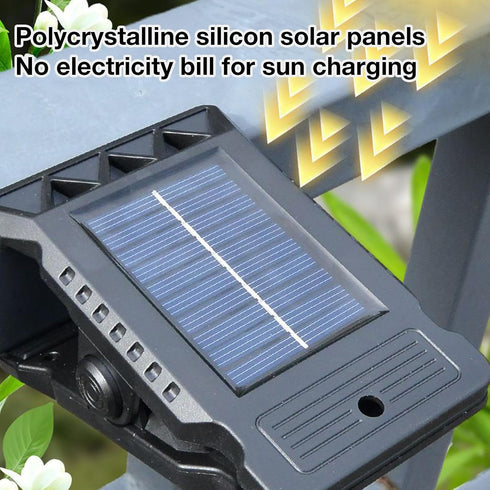 Generic Clip On Solar Lights Solar Security Lights Outdoor Motion Sensor,Widely Uses LED Fence Light, Portable Survival