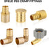 EFIELD Pex 1/2" Pex x 1/2" Female NPT Swivel Adapter, Pack of 2