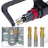 Yakamoz 3Pcs Spot Weld Drill Bit Set - Cobalt Spot Weld Cutter, Titanium Coated Removal Tool
