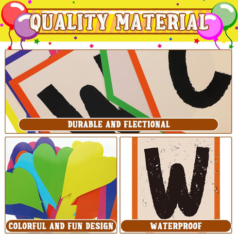 Mixweer 61 Pcs Welcome Back Banner, Boho Bulletin Board Set for Classroom Borders and First Day of School Decor