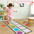 Drydiet Set 1 12 2 Elkonin Box Floor Mat Activity Include Mat Circles Hearts Science of Reading Classroom Materials