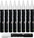 White Liquid Chalk Markers Set, 8 Pack, 6mm Reversible Thick & Chisel Tip, Wet Erase Paint Pens for Blackboard