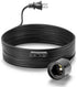 SIXZOONM 12Ft Extension Hanging Light Cord with Socket, Pendant Light Cord with E26