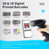 Wireless Barcode Scanner 1D QR Handheld Laser Reader, 3-in-1 Bluetooth & 2.4G Wireless & USB Wired for iPad, Android,