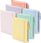 feela 6 Pack Pocket Small Notebooks, Mini Cute Memo Notepads, Hardcover College Ruled Journals with Pen Holder, 3.5”x