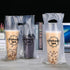 Kisston 1000 Pcs Drink Carrier for Delivery, Plastic Carrier Bags Thank You
