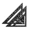 Arrow Aluminum Alloy Carpenter Square Set, 2PCS 7-Inch Rafter Square Layout Tools,