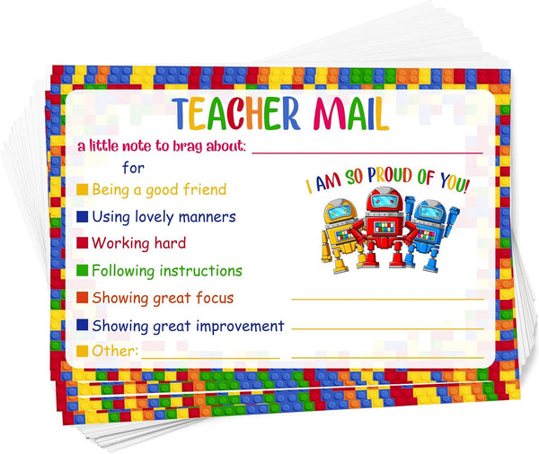 VGoghex Teacher Mail Notes to Parents Happy Mail Letter Positive Notes Home from
