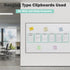 Bulk Plastic Clipboards 6 Pack - Teal Clip Board 8.5x11 for Classroom, Students, A4 Size 9" x 12.5" with Low Profile