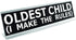 WELLSPRING "Oldest Child" Acrylic Desk Sign, Witty and Funny Desk Signs for Office, Perfect Gifts for Boss & Co Workers
