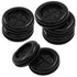 Kemcatui 10 Pcs 3/4 Inch Rubber Grommet for Wiring, Double-Sided Firewall Grommets Black
