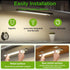 Closet 3-Color Dimmable Counter Motion Sensor Under Cabinet Lighting-Magnetic Rechargeable Lights