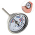 2-inch Totority High Precision Stainless Steel Dual-Metal Dial Wine Thermometer Corrosion-Resistant for Brewing Process