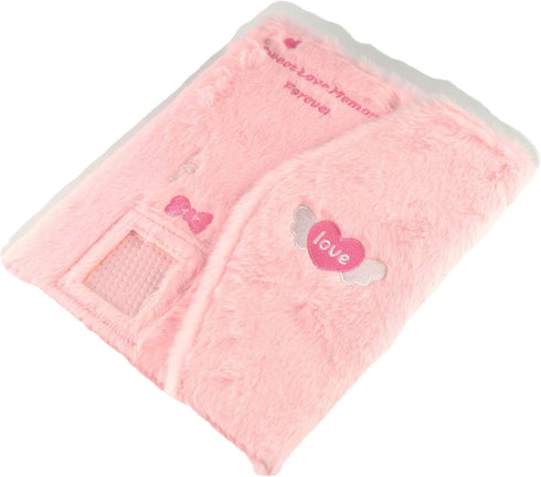 Kpop Photocard Binder, Plush Cover, A5 Refillable 6 Ring Budget Binder, Mini Notebook Planner