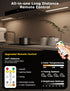 16" Counter 3-Color-Temps Closet (2 Pack, Ultra-Thin Under Cabinet Lighting Wireless, Aluminum Alloy Under Lights