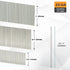 23 Gauge Stainless Steel Micro Pin Nails, 9,000 PCS/Box, 3/4-inch Headless Pins for Pneumatic Pin Nailer