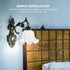 7.67X7.67X4.40 Inch VILLCASE Floral Lamp Shade Translucent Plastic Light Diffuser for Ceiling Fan Wall Sconce Floor