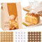 200 Pack Paper Bread Bags Ste, 150 Pcs Kraft Paper Bread Bags