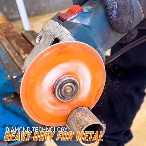 Diamond Cutting Wheel 4-1/2 Inch - Metal Cut Off Disc with 5000+ Cuts on Rebar